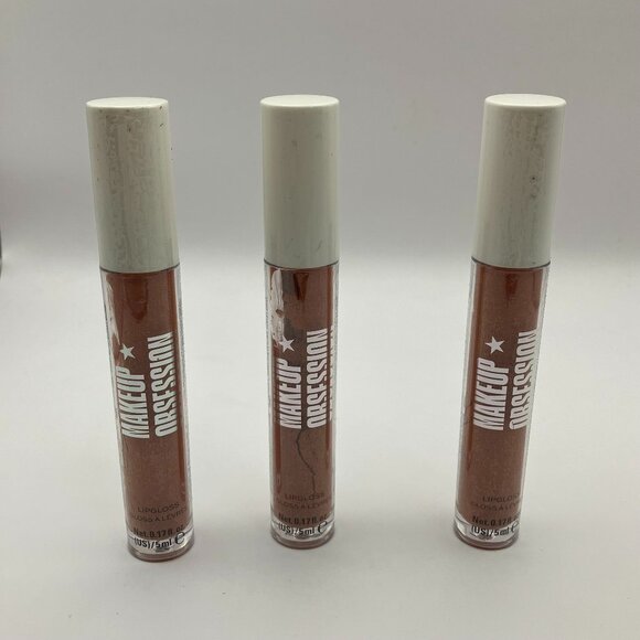 Set of 3 Makeup Obsession Matte Lip Gloss  Gloss À Lèvres - Picture 1 of 7